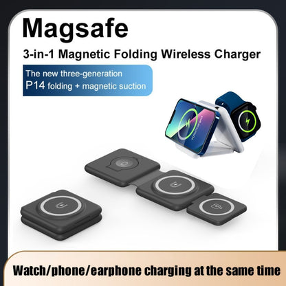 3-in-1 Folding Magnetic Suction Wireless Charger