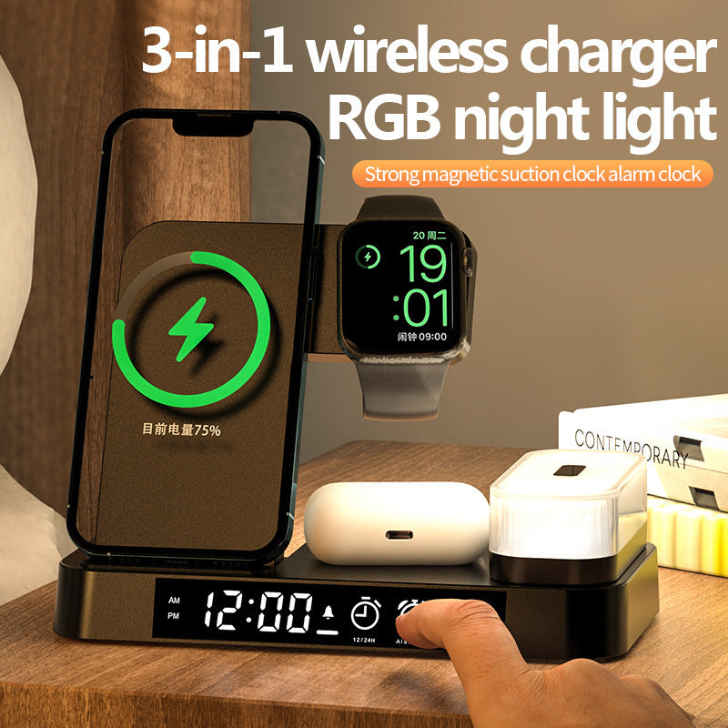 4-in-1 Multifunction Wireless Charger Station