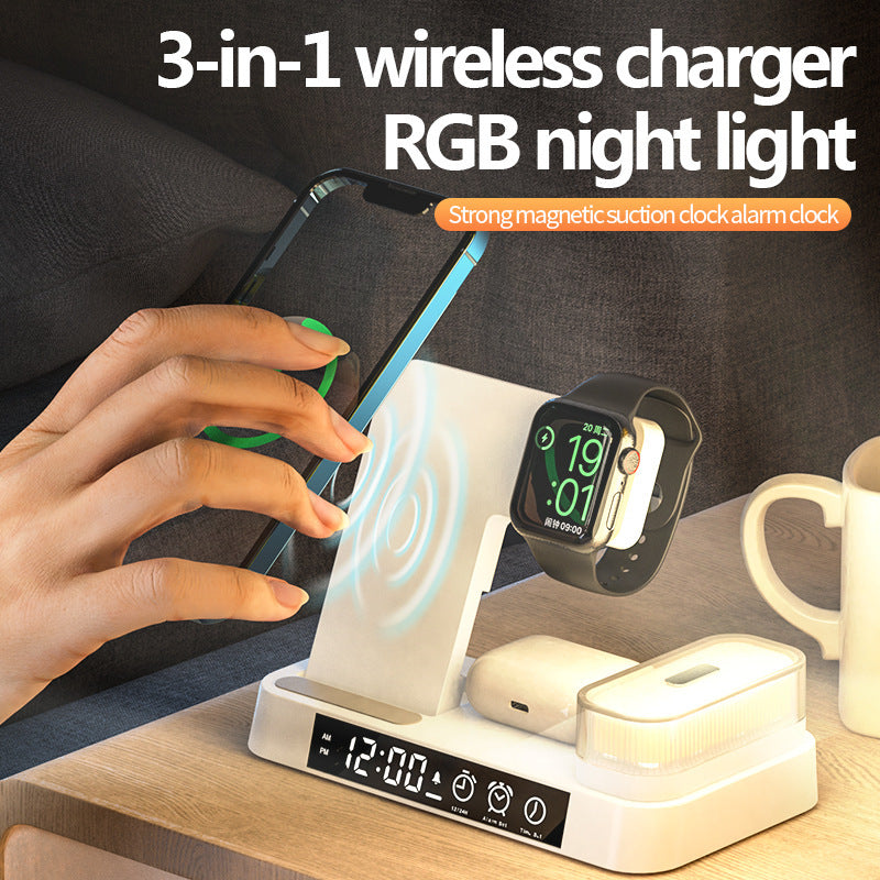 4-in-1 Multifunction Wireless Charger Station