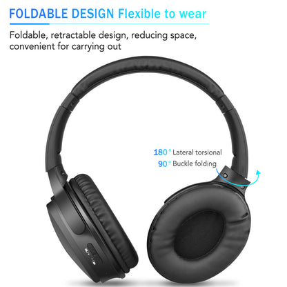 Noise Cancelling Folding Wireless Headset