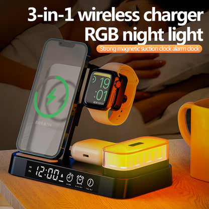 4-in-1 Multifunction Wireless Charger Station