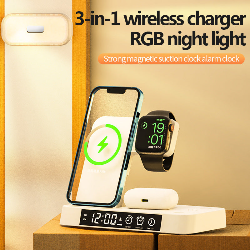 4-in-1 Multifunction Wireless Charger Station