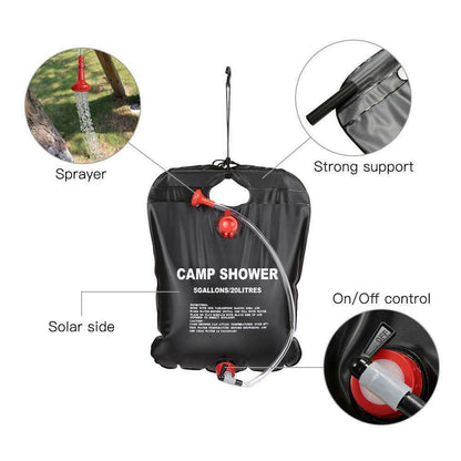 Portable Solar Camping Shower Bag